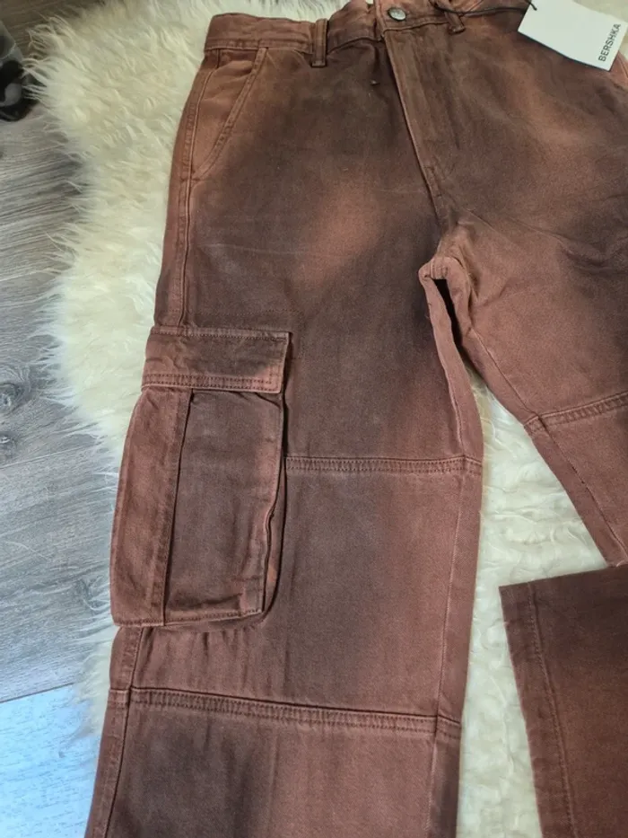 Pantalon baggy cargo pour homme T. 36 - photo numéro 4