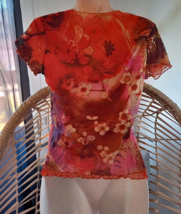 Blouse manches courtes femme taille 40 - photo numéro 6