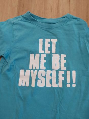 T-shirt tape à l'oeil 5 ans  let me be myself