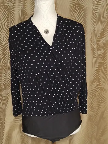 Body a pois Style Rétro 🖤Taille 36