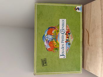 jeu des petits chevaux schmidt pions en bois 