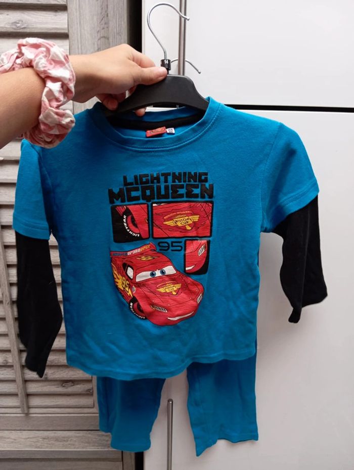 Pyjama 2 pièces Cars 104/110 - photo numéro 2