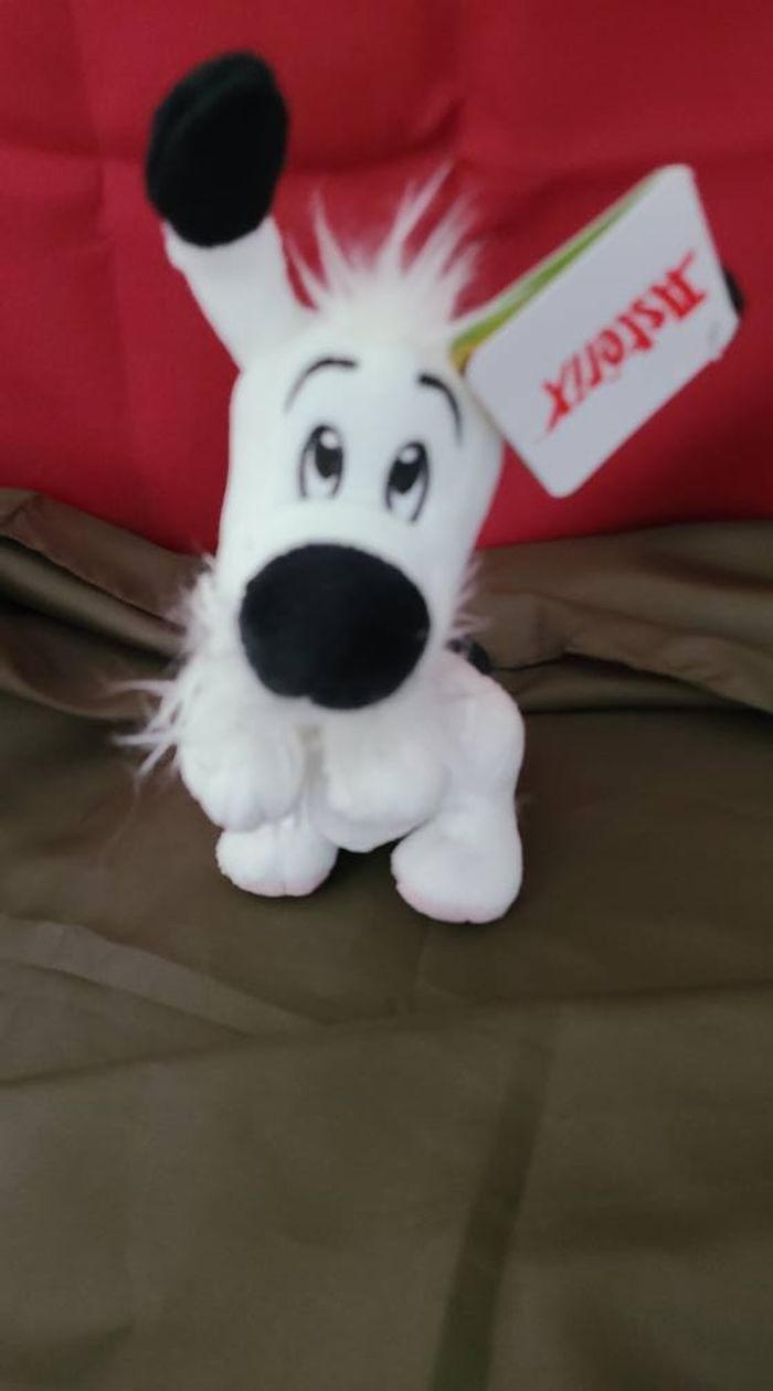 Peluche chien blanc Idéfix EDITIONS ALBERT RENE - photo numéro 2