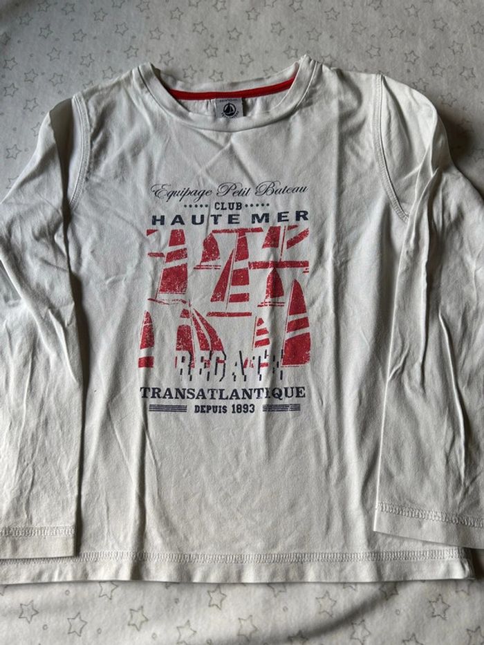 T-shirt manches longues 6 ans Petit Bateau
