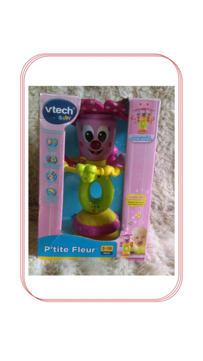 Hochet 🌺P'tite Fleur rose🌺 - Vtech baby - photo numéro 12