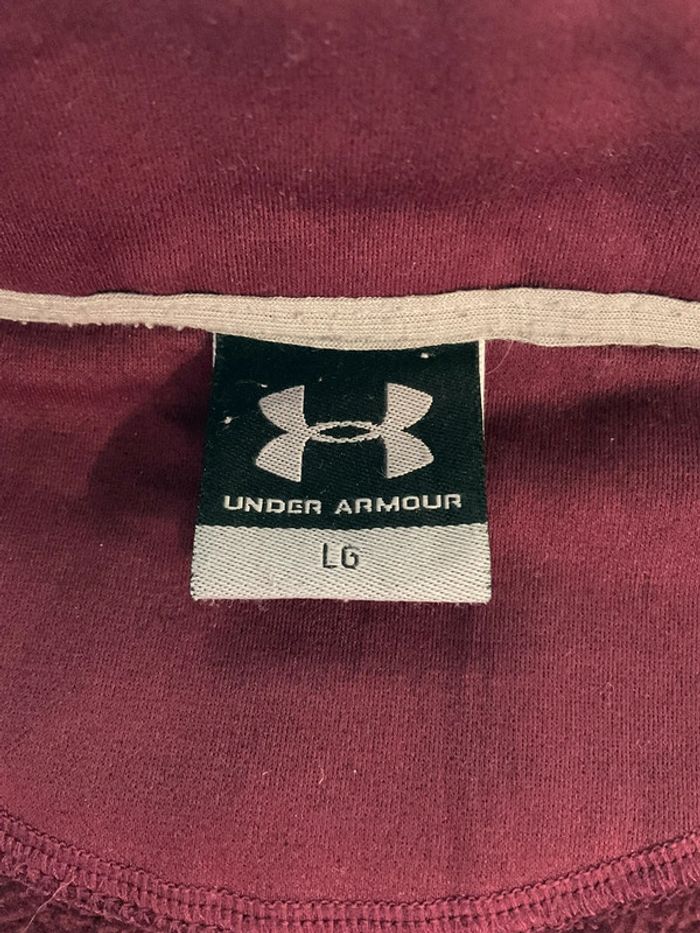Sweat polaire 1/4 zip bordeaux pour homme Under Armour Minnesota Gophers taille L 322 - photo numéro 16