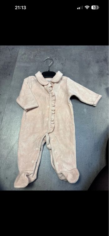 Pyjama rose vertbaudet 3 mois 