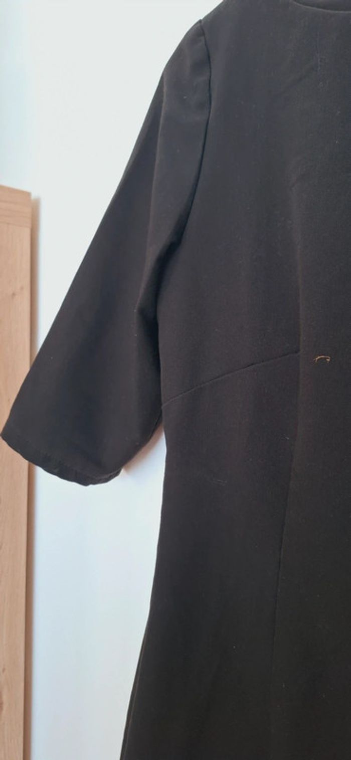 Petite Robe Noire – cousu main Modèle unique Taille S/M - photo numéro 3