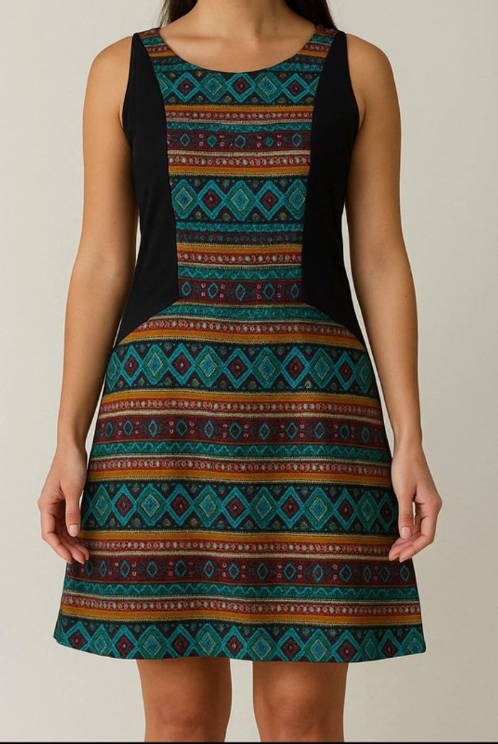 Robe multicolore