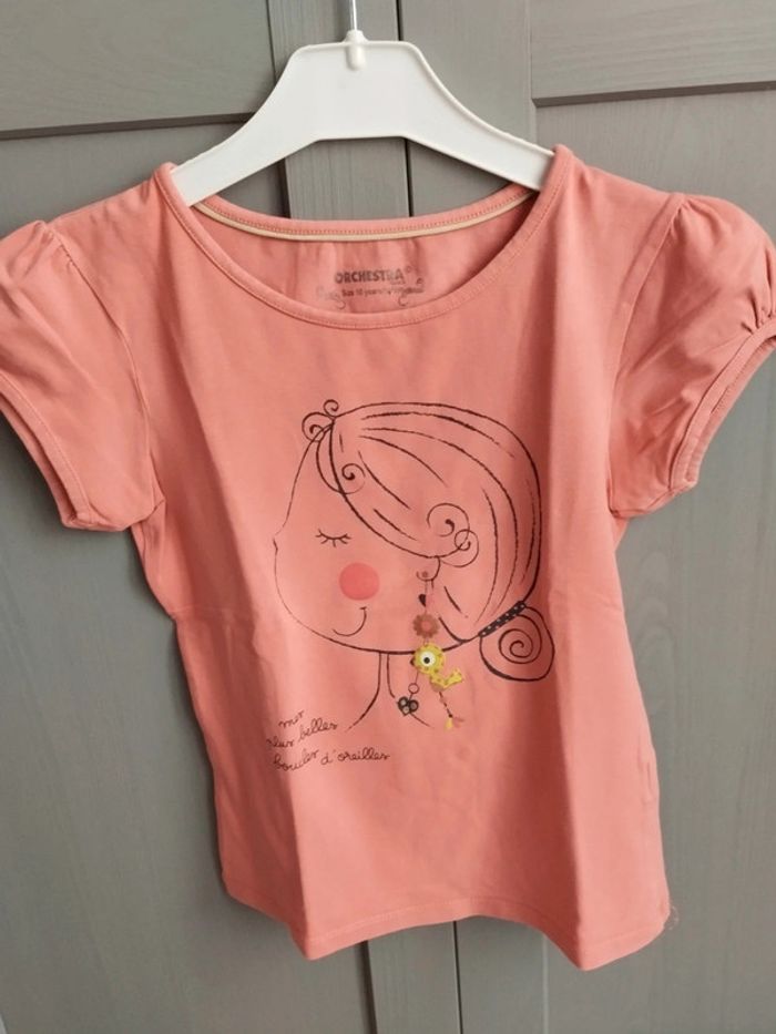 T-shirt fille manches courtes
