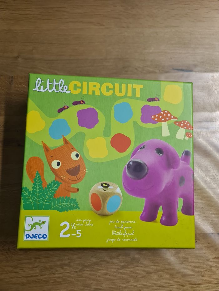 Proche du neuf jeu de parcours Little Circuit des éditions Djeco, - photo numéro 2
