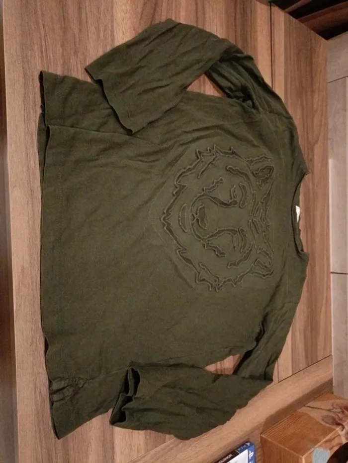 Teeshirt mango 11 12 ans loup - photo numéro 2