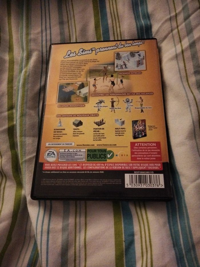 Jeu PC Les sims en vacances - photo numéro 2