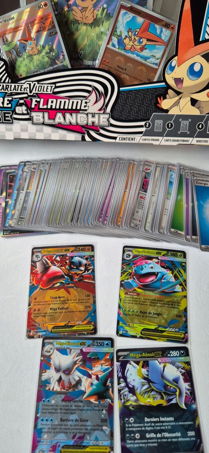 Pokémon masterball pokeball reverse me01 me02 ev10.5 victini ( sortie de boosters et ETB ) - photo numéro 7