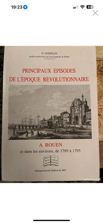 Principaux épisodes de l’époque révolutionnaire à Rouen