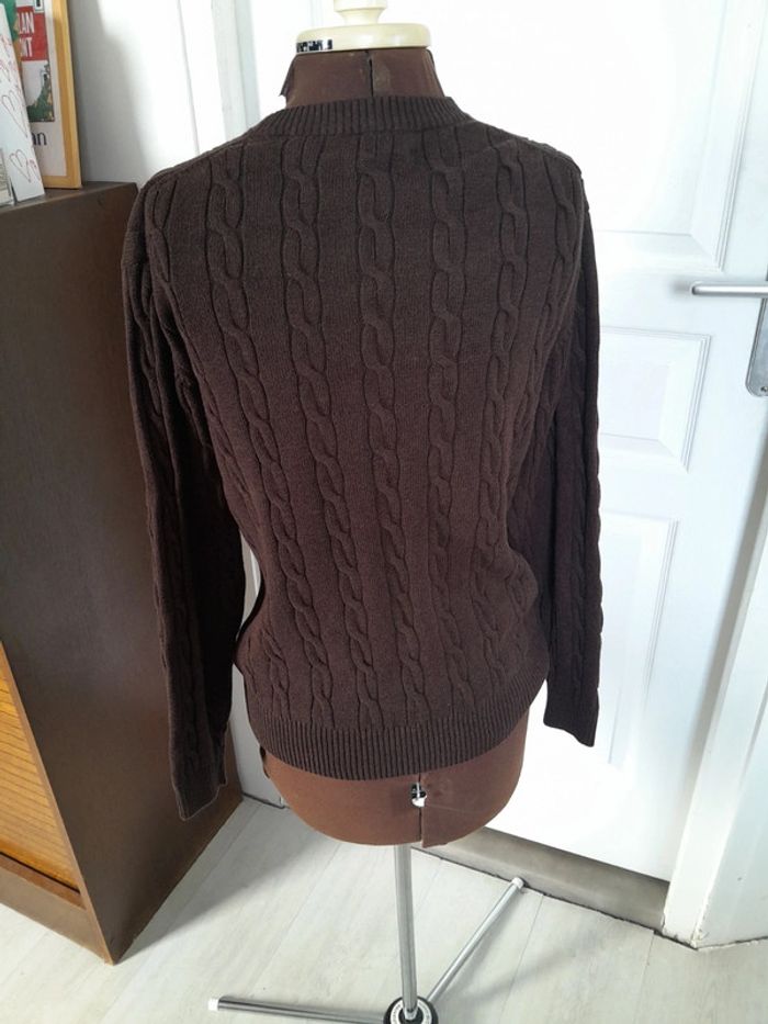 Pull coton torsadé Roundtree & Yorke - photo numéro 2