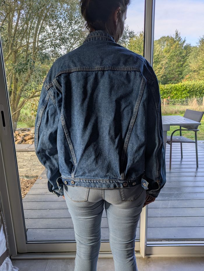 Veste en jean oversize vintage - photo numéro 2