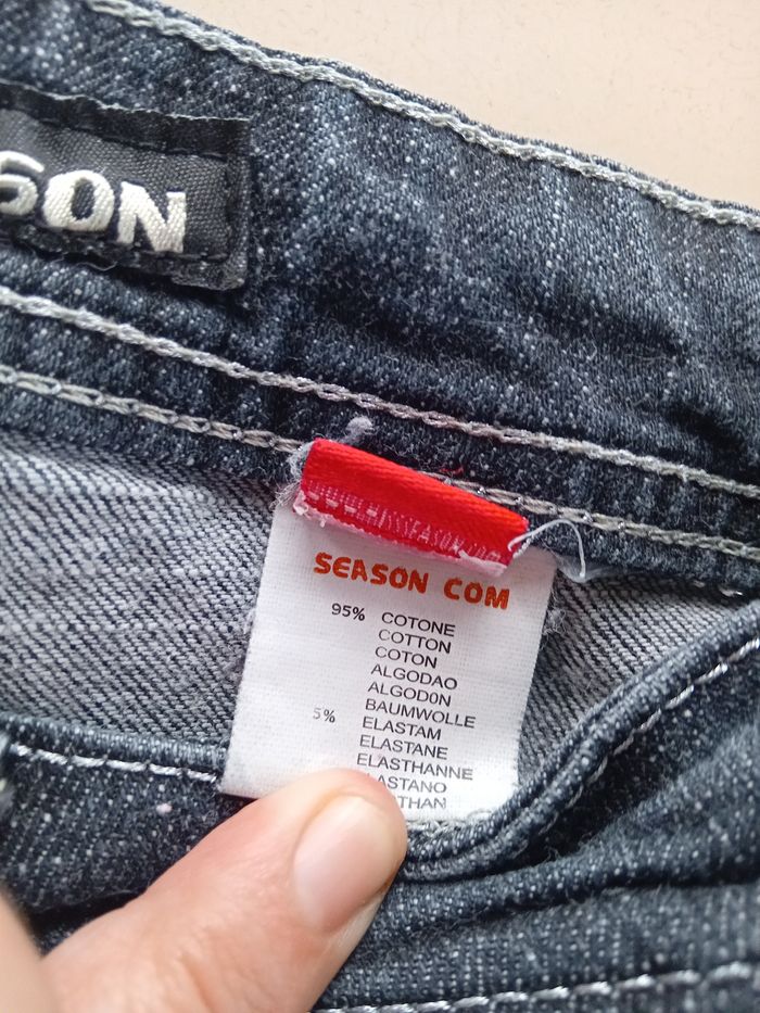 Jeans noir gris eigt you taille L - photo numéro 5