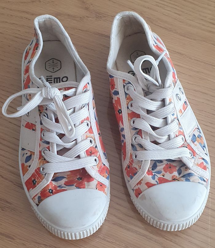 Basket en toile fille pointure 36