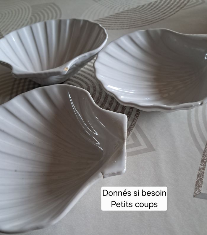 Lot de coupelles *Saint Jacques* en céramique - photo numéro 3