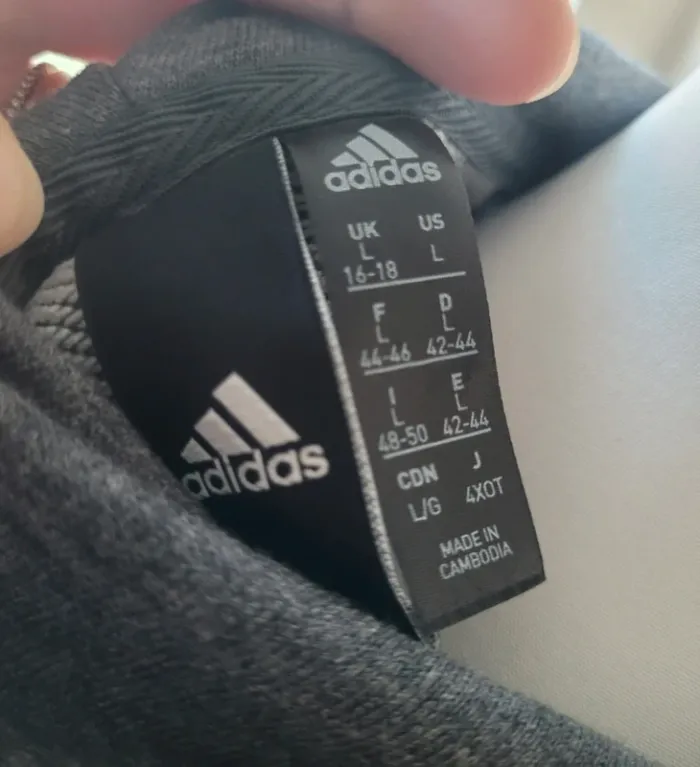 Pull zippé Adidas Taille L - photo numéro 4