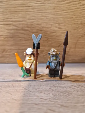 Figurines type lego 2 Ewoks star wars