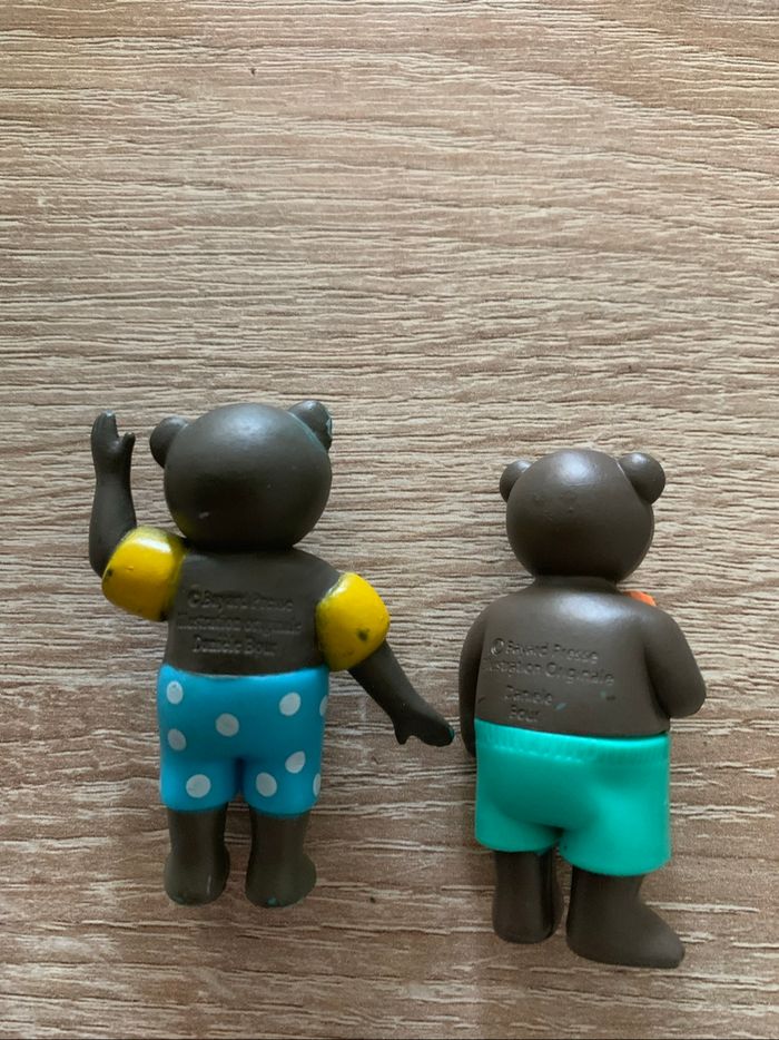 5 figurines petit ours brun à la plage - photo numéro 5