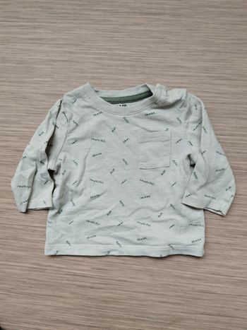 Tee-shirt manches longues garçon taille 3 mois