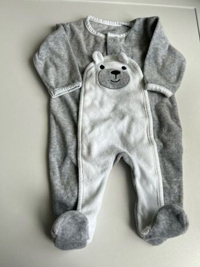 Pyjama velours 1 mois