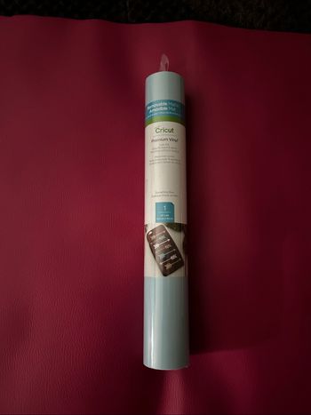Rouleau vinyl permanent cricut bleu