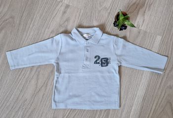 Polo manches longues - T.24 mois