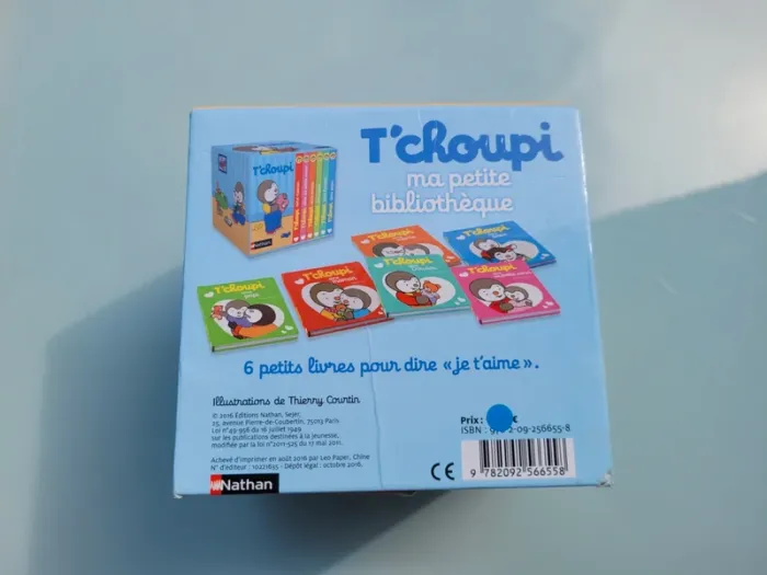 Coffret T'choupi 🩷 Ma petite Bibliothèque 🩵 6 petits livres pour dire Je t'aime - photo numéro 9