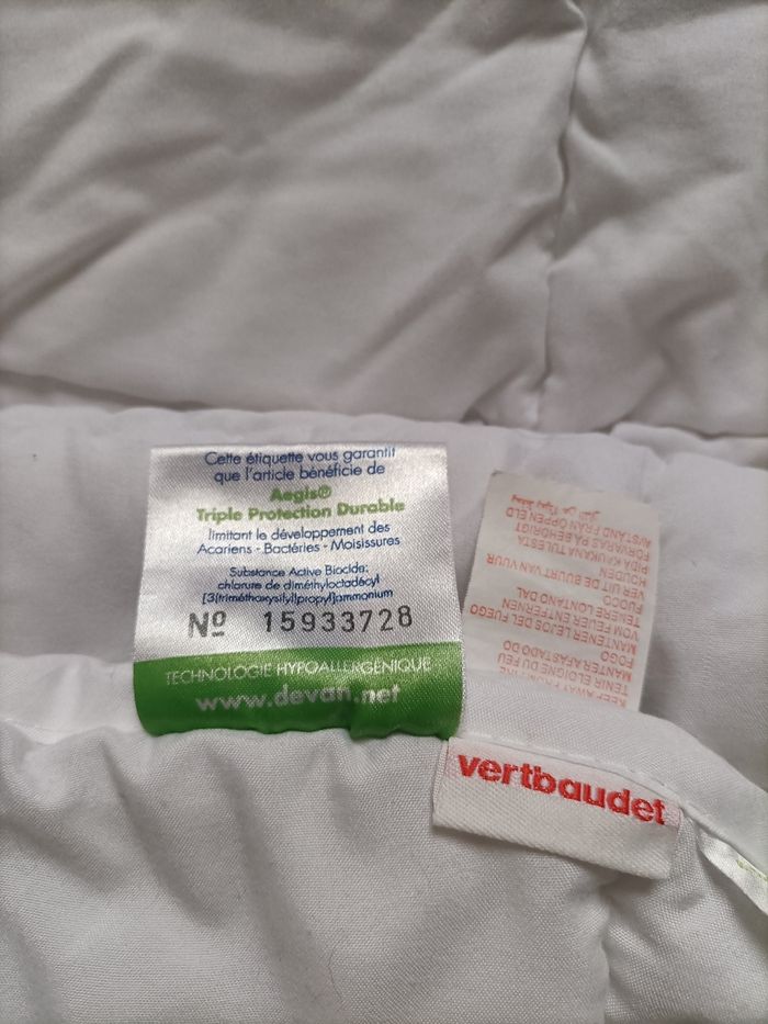 Couette vertbaudet anti acarien pour lit évolutif enfant 130x140 - photo numéro 3