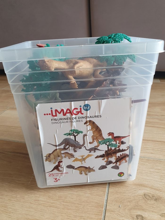 Lot de 24 dinosaures + 3 arbres + 14 rochers - photo numéro 4