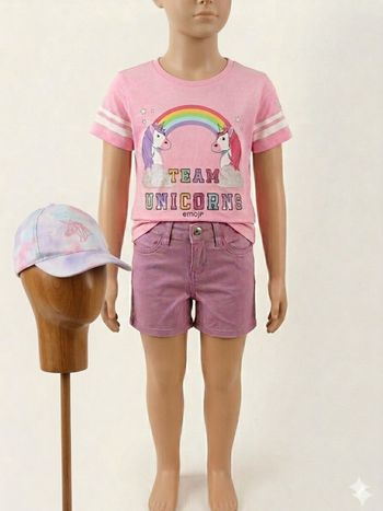 Ensemble Tee-shirt émotionnel short la Halle casquette Sewing Line
