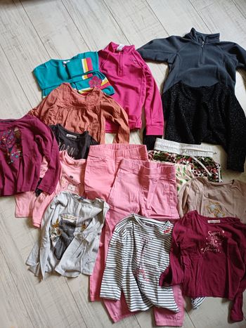 Lot vêtements fille en 6 ans