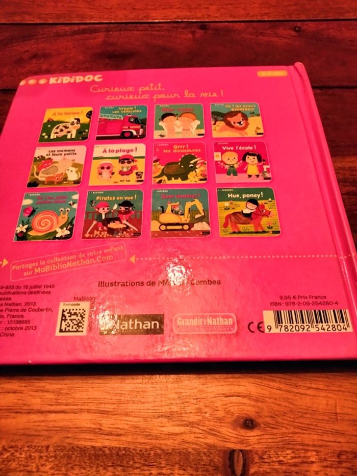 Livre kididoc oh les jolies petites bêtes Nathan 2/4 ans - photo numéro 3