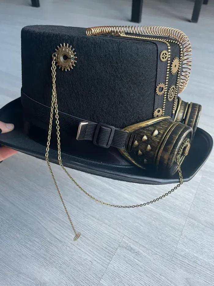 Chapeau haut de forme steampunk - photo numéro 4