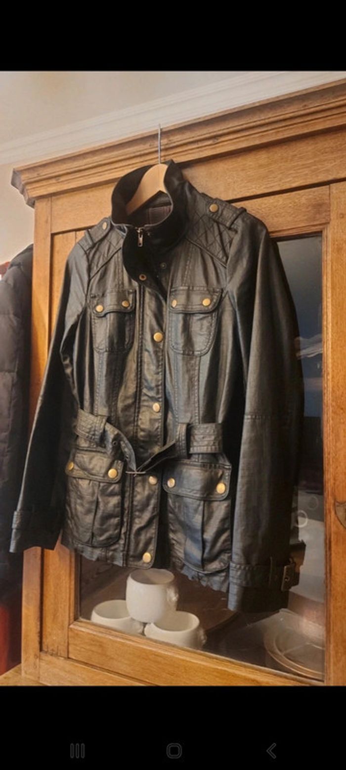 Veste impermeable noire doublé  Esprit fr 36