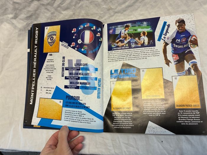 Kit Panini stickers Rugby Top 14 2023/2024 🏉 - photo numéro 7