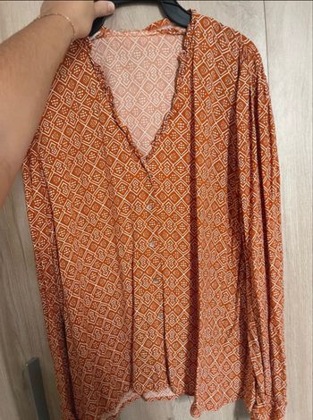 Chemisier orange