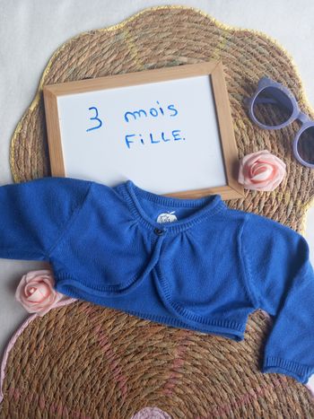 Boléro fille 👧 3 mois