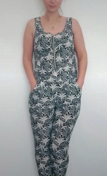 Combinaison pantalon fluide été zippée TU