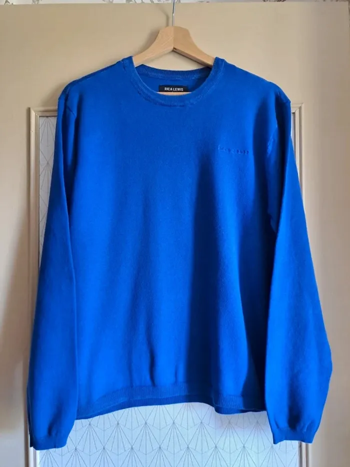 Pull homme bleu roi Rica Lewis L tbe - photo numéro 2