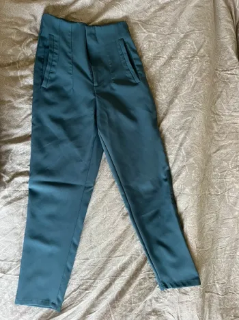 Pantalon droit bleu