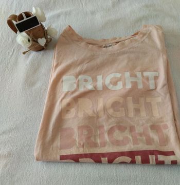 T shirt Rose pâle Kiabi