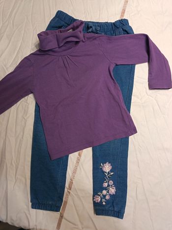 💗pantalon Prénatal et haut la redoute 4 ans réf 226 A1