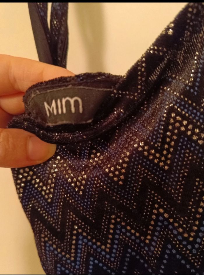 Robe Paillettes MIM Noire - Taille XS (34) - photo numéro 5