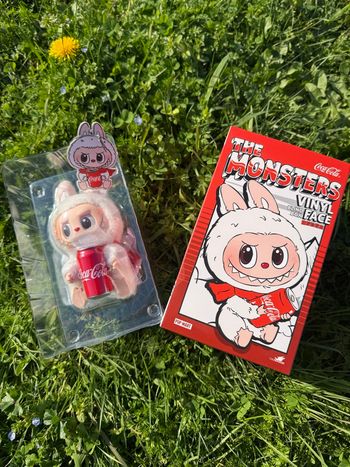 Labubu coca cola happy factor the monster pop Mart