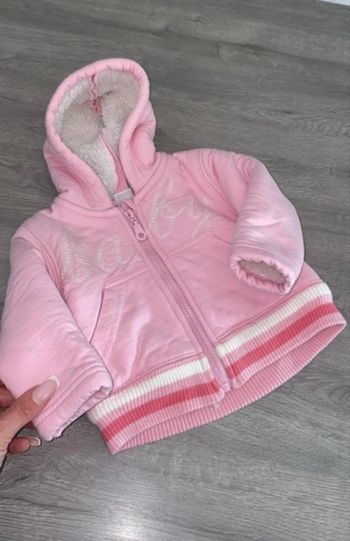 Veste à capuche polaire 12 mois